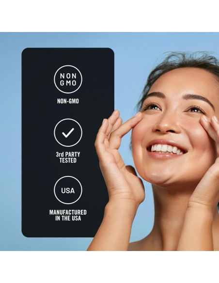 NatureWise Polvo de Colágeno 20g con Ácido Hialurónico y Vitamina C