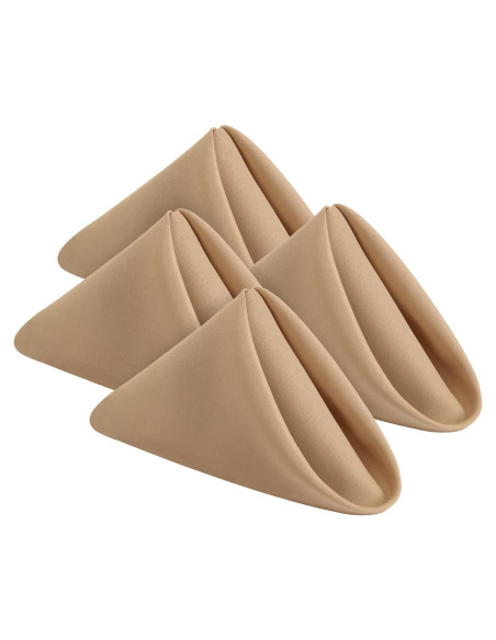 Servilletas de Tela Utopia Home Beige 43x43 cm - Paquete de 24