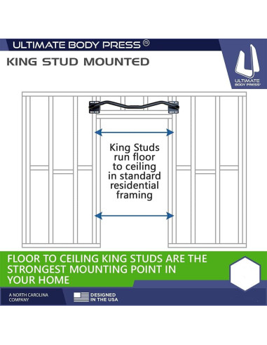 Barra de Dominadas Montada en la Puerta Ultimate Body Press