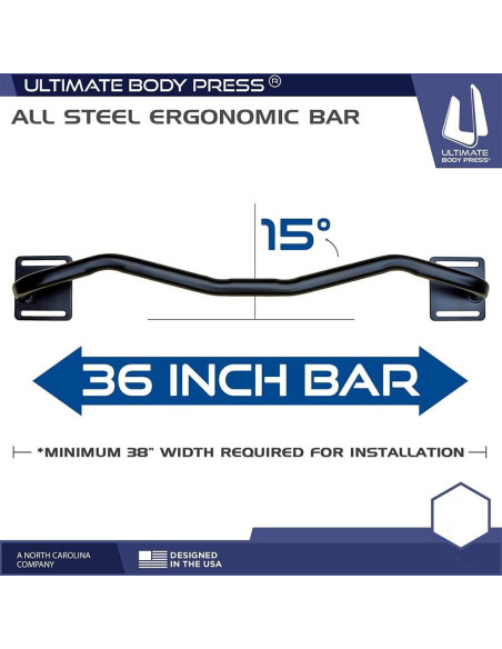 Barra de Dominadas Montada en la Puerta Ultimate Body Press