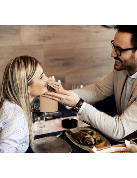 Servilletas de Tela Utopia Home Beige 43x43 cm - Paquete de 24