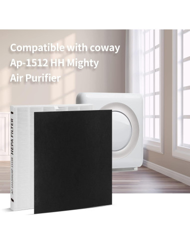 Filtro de Reemplazo 2-Pack GoKBNY 3304899 para Purificador Coway AP-1512HH