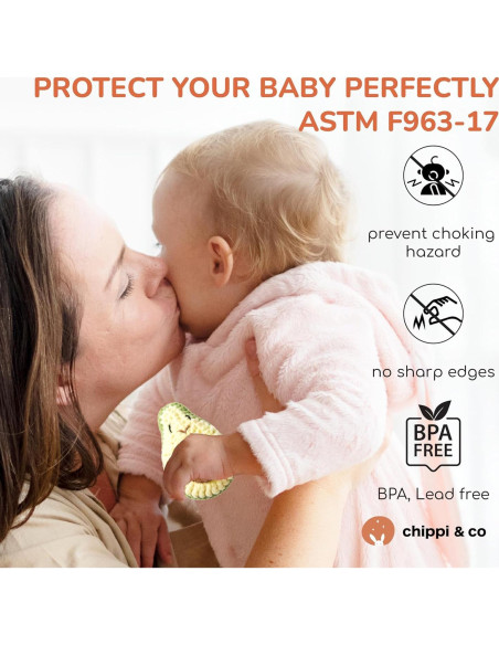 Sonajero de Ganchillo Chippi & Co Aguacate para Bebés