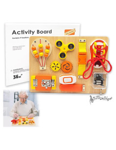 Tablero Ocupado Mibcocny para Ancianos - Actividades Demencia 29.5x24.1cm