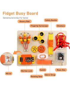 Tablero Ocupado Mibcocny para Ancianos - Actividades Demencia 29.5x24.1cm 2