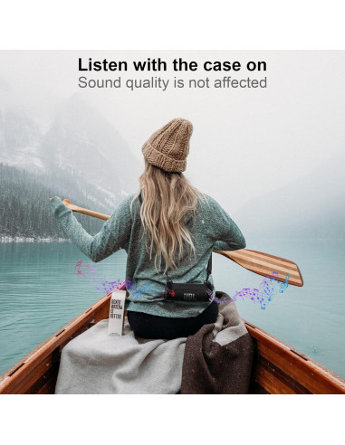 Funda de Silicona TXEsign para Altavoz JBL Flip 6 - Negro