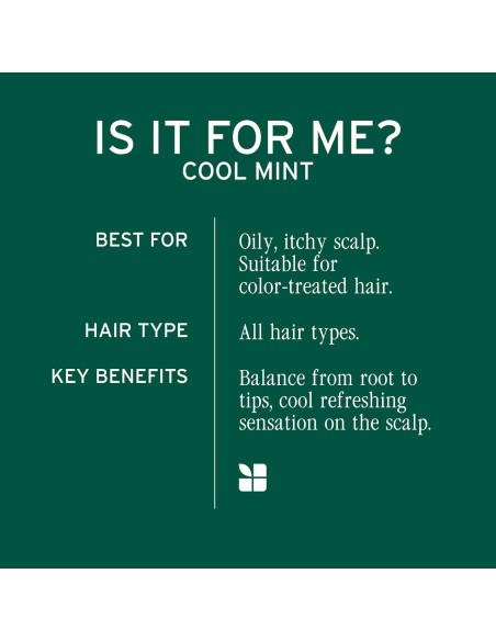Champú Biolage Cool Mint 400 ml - Equilibrante para cuero cabelludo graso