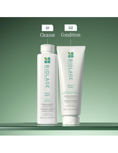 Champú Biolage Cool Mint 400 ml - Equilibrante para cuero cabelludo graso