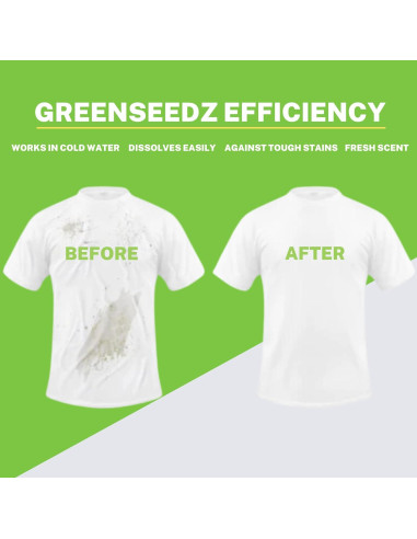 Bolsitas de detergente ecológico Greenseedz 32 unidades aroma fresco