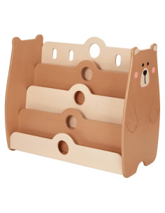 Estantería Montessori para Niños MIXIUJIAJU 4 Niveles Oso