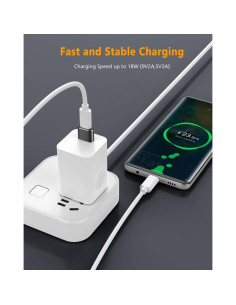 Adaptador USB a USB-C USHEMI - Paquete de 2, Carga y Transferencia 2