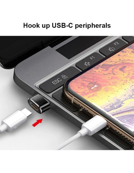 Adaptador USB a USB-C USHEMI - Paquete de 2, Carga y Transferencia