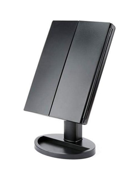Espejo de Maquillaje Infitrans Trifold con Luces LED 1X 2X 3X