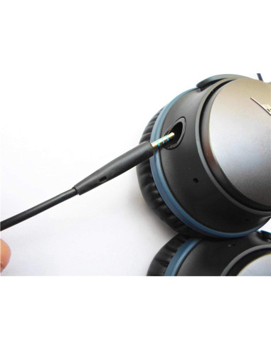 Cable de audio de reemplazo Bose QC25 QC35 1.5m con micrófono
