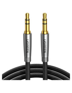Cable de Audio UGREEN 3.5mm Macho a Macho 0.46m Nylon