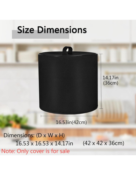 Cubierta de Polvo para Olla de Presión 8QT CouldyCasi Nylon