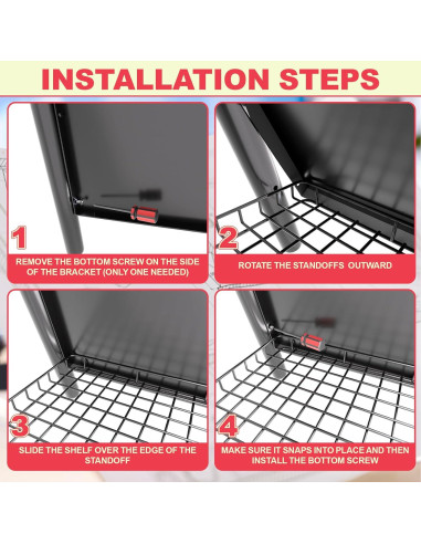 Estante de Almacenamiento para Parrilla Traeger Pro 22/575 - Acero Negro