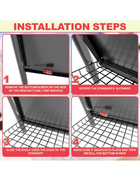 Estante de Almacenamiento para Parrilla Traeger Pro 22/575 - Acero Negro