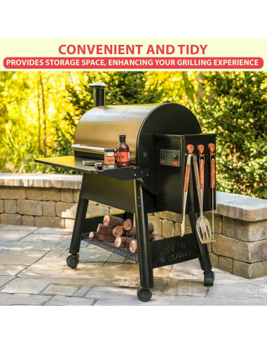 Estante de Almacenamiento para Parrilla Traeger Pro 22/575 - Acero Negro