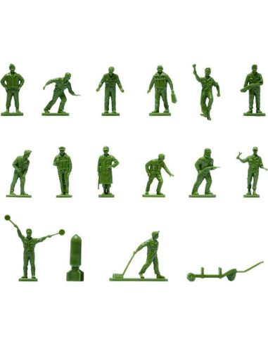 Figuras de Modelo Militar Airfix USAAF WWII 1:76 46 Piezas