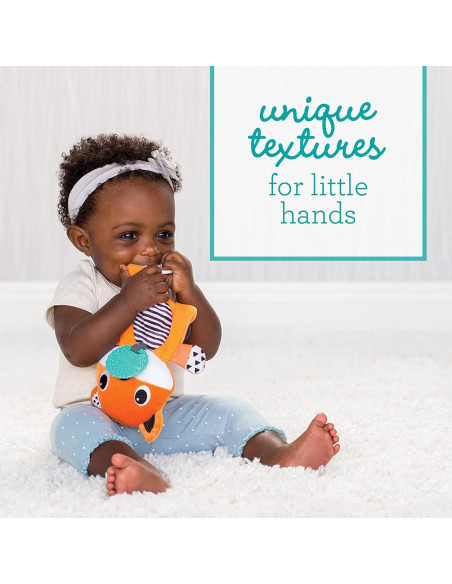 Mordedor Zorro Infantino 1 Cuenta Texturizado Libre BPA