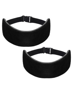 Almohadas de Viaje JenPen 2 Piezas Ajustables Negras
