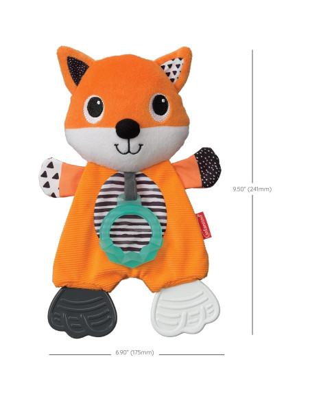 Mordedor Zorro Infantino 1 Cuenta Texturizado Libre BPA