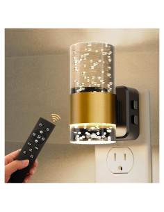 Luz Nocturna LED Regulable L LOHAS con Control Remoto RGB