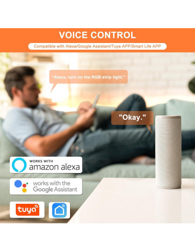 Controlador Dimmer MIWISE para Tiras LED RGB COB 4 Pines