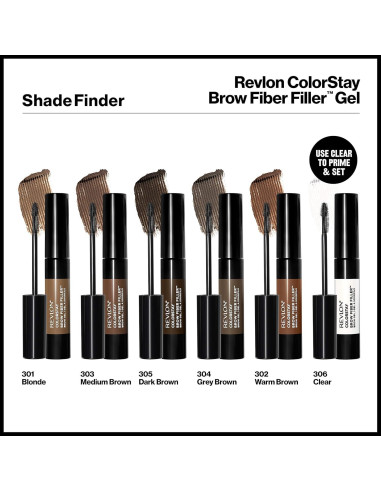 Gel para Cejas Volumizador Revlon Color Stay 6.8 ml Rubio