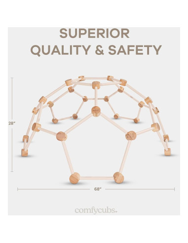 Gimnasio de Juego Comfy Cubs Rosa para Niños 3-6 Años