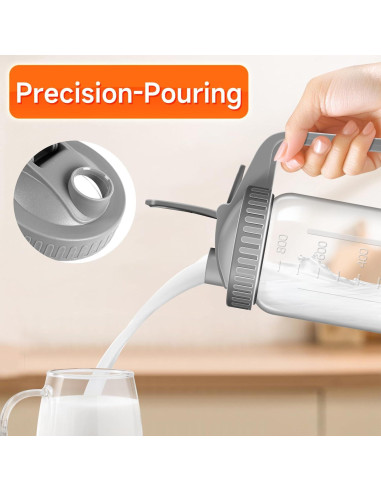 Jarra de Leche Materna OFDMNY 0.91L Vidrio Hermético con Tapa