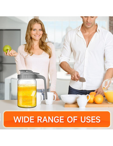 Jarra de Leche Materna OFDMNY 0.91L Vidrio Hermético con Tapa