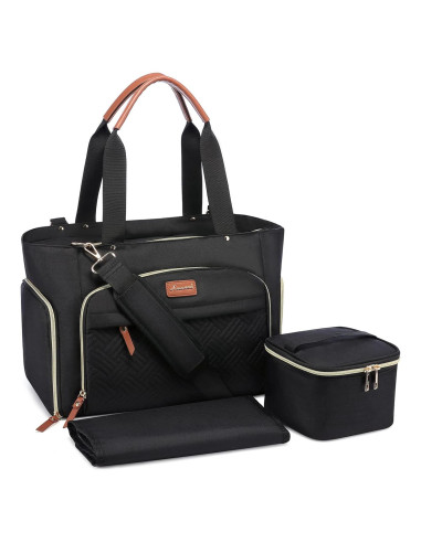 Bolsa de Extractor de Leche LOVEVOOK Set 3 Piezas Negra