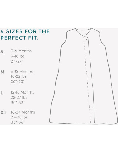 Saco de Dormir Muselina Algodón Amigos Dino 0-6 Meses 1.1 TOG