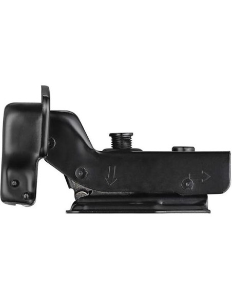 Bisagras de gabinete JQK negras cierre suave 100 4 unidades