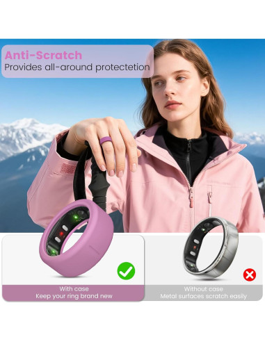 Paquete de 10 Cubiertas de Silicona para RingConn Gen 2 - S