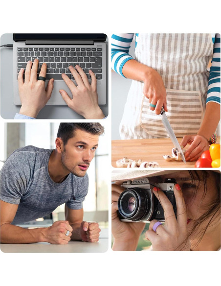 Paquete de 10 Cubiertas de Silicona para RingConn Gen 2 - S