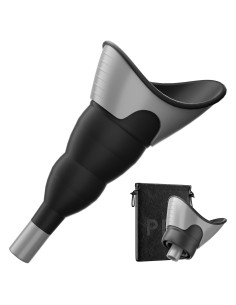 Orinal Femenino Portátil PFP - Silicona Reutilizable Negro