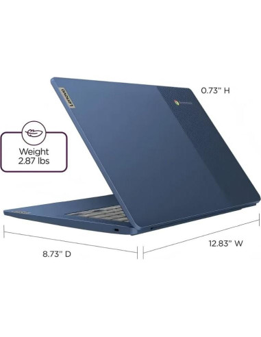 Laptop Lenovo Chromebook 14" FHD, 8 Núcleos MediaTek, 4GB RAM, 128GB SSD, Azul Abismo