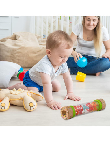 Rainmaker Musfunny 20 cm Juguete Sensorial para Bebés Arcoíris