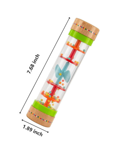 Rainmaker Musfunny 20 cm Juguete Sensorial para Bebés Arcoíris