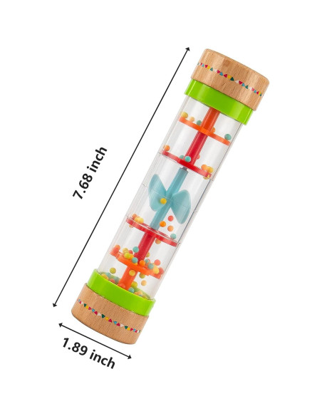 Rainmaker Musfunny 20 cm Juguete Sensorial para Bebés Arcoíris