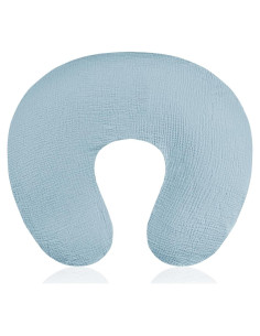 Funda de Almohada de Lactancia Jundetye Azul Muselina Suave
