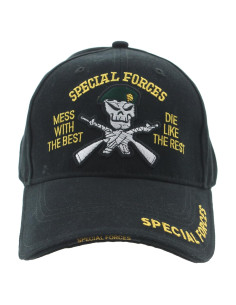 Gorra Ajustable Deluxe Fuerzas Especiales Rothco - Negra
