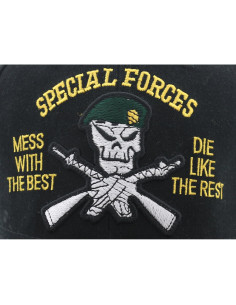 Gorra Ajustable Deluxe Fuerzas Especiales Rothco - Negra 2