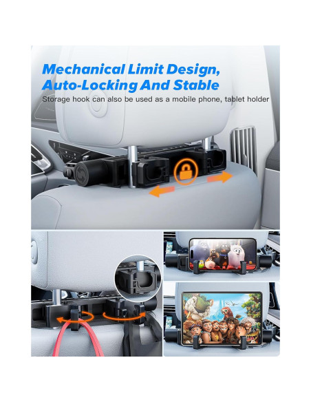 Almohada de reposacabezas para coche A13 - Soporte ergonómico 360