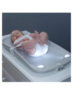 Almohadilla para Cambiar Pañales Contornos Baby con Luz Nocturna