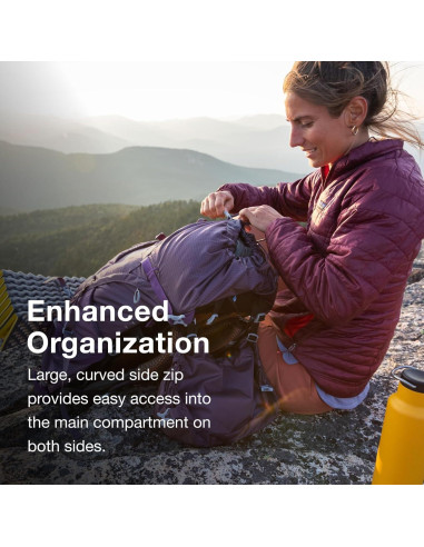 Mochila de Senderismo Osprey Aura AG 50L Mujeres Rojo