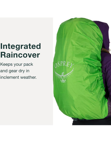 Mochila de Senderismo Osprey Aura AG 50L Mujeres Rojo